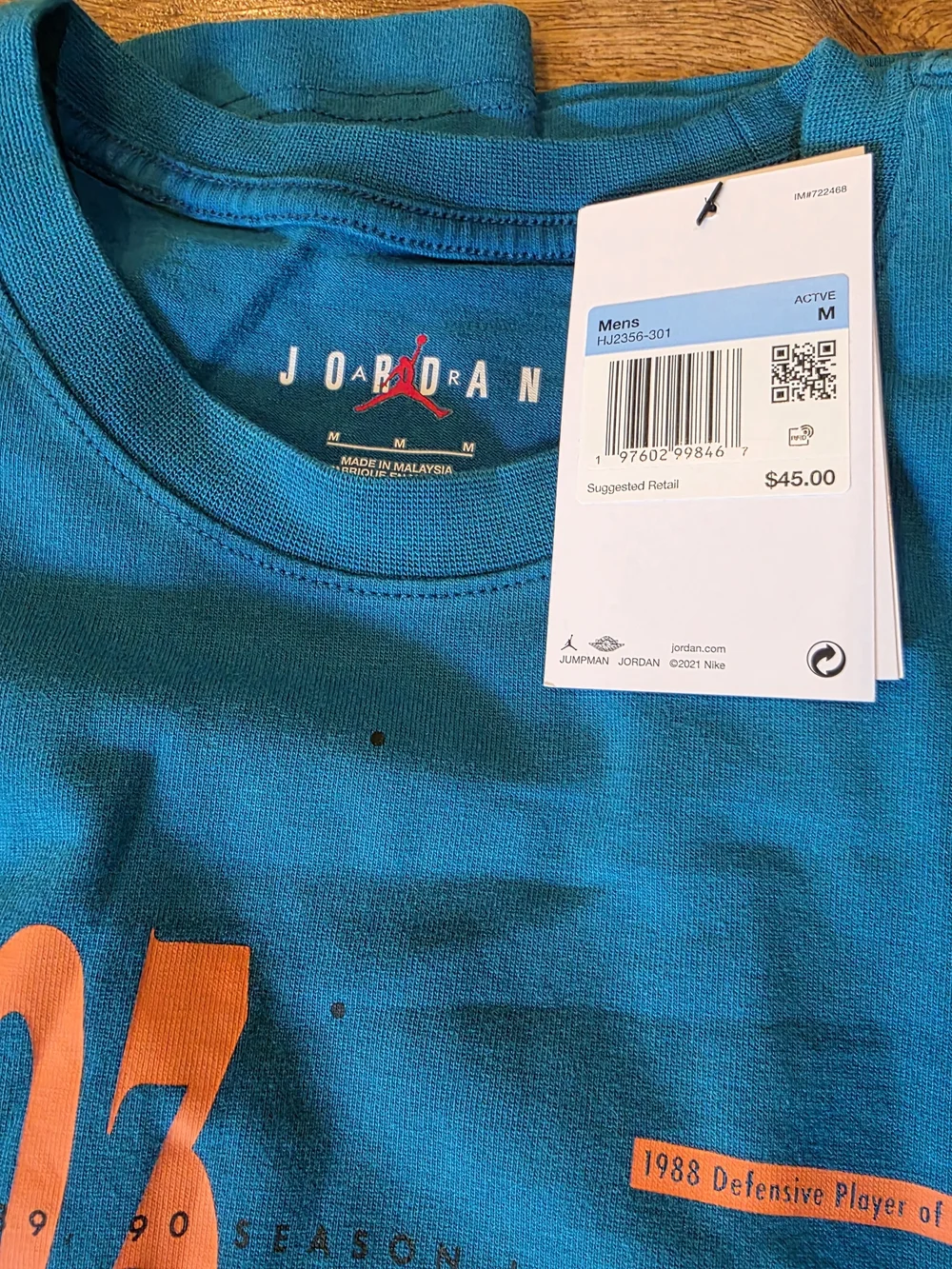 3 Piece Bundle Jordan T Shirts Mens MED.